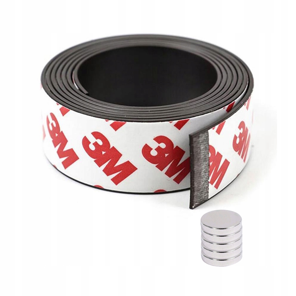 3M SAMOLEPIACA MAGNETICKÁ PÁSKA 25 mm / 2 mm / 5 m